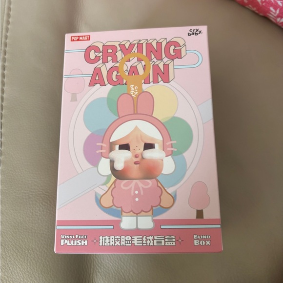 Pop Mart Cry Babies Crying Again Love Makes Us Cry Vinyl Face Plush Pendant - Picture 3 of 9